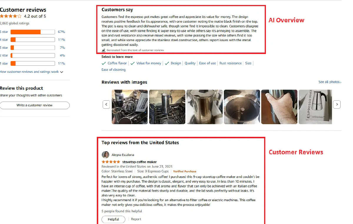 scrape amazon reviews