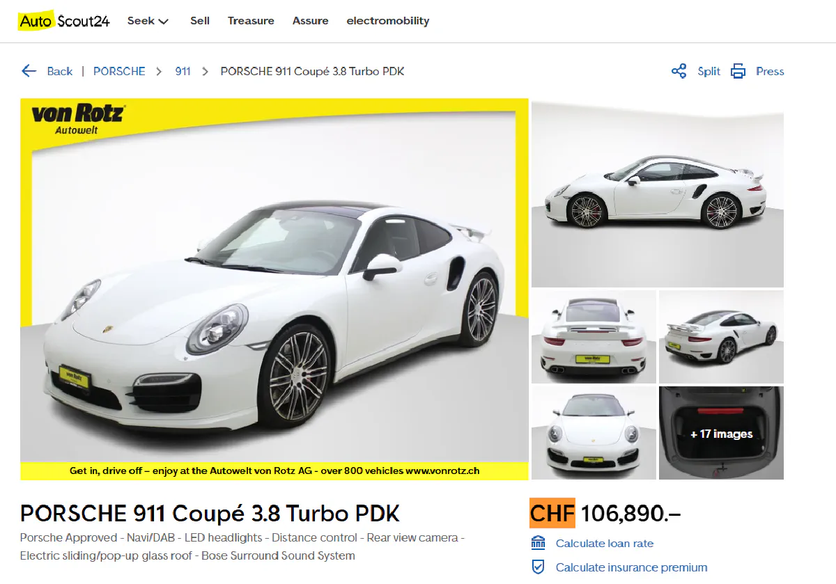 extract car prices from autoscout24