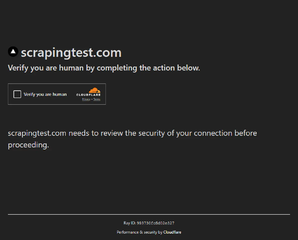 cloudflare blocked scraping