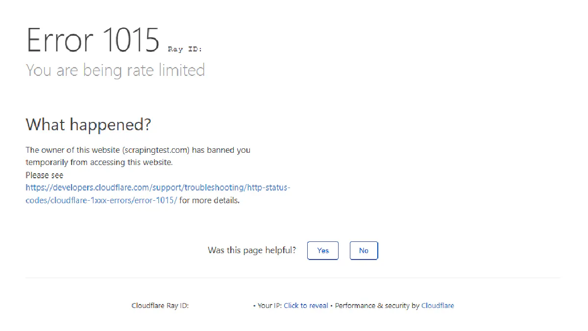 cloudflare 1015 http 429