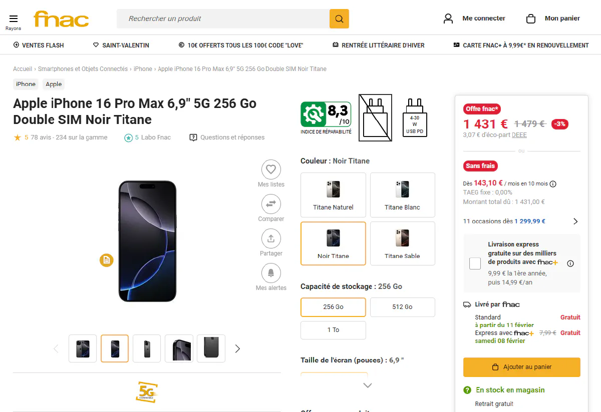 extract iphone data from fnac