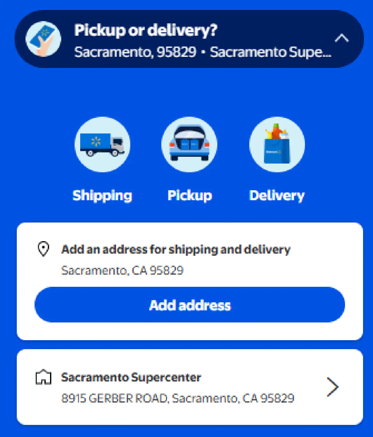 walmart store selection bot