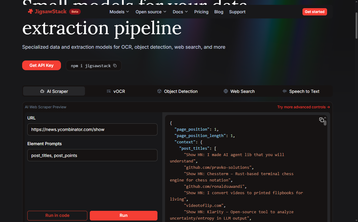 jigsawstack ai scraper