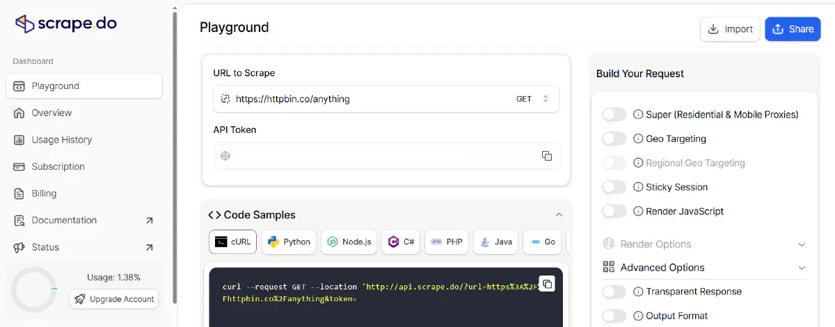 scrape.do web scraping api