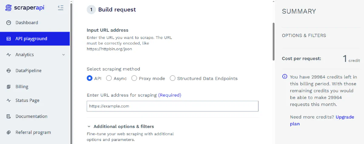 scraperapi  web scraping api