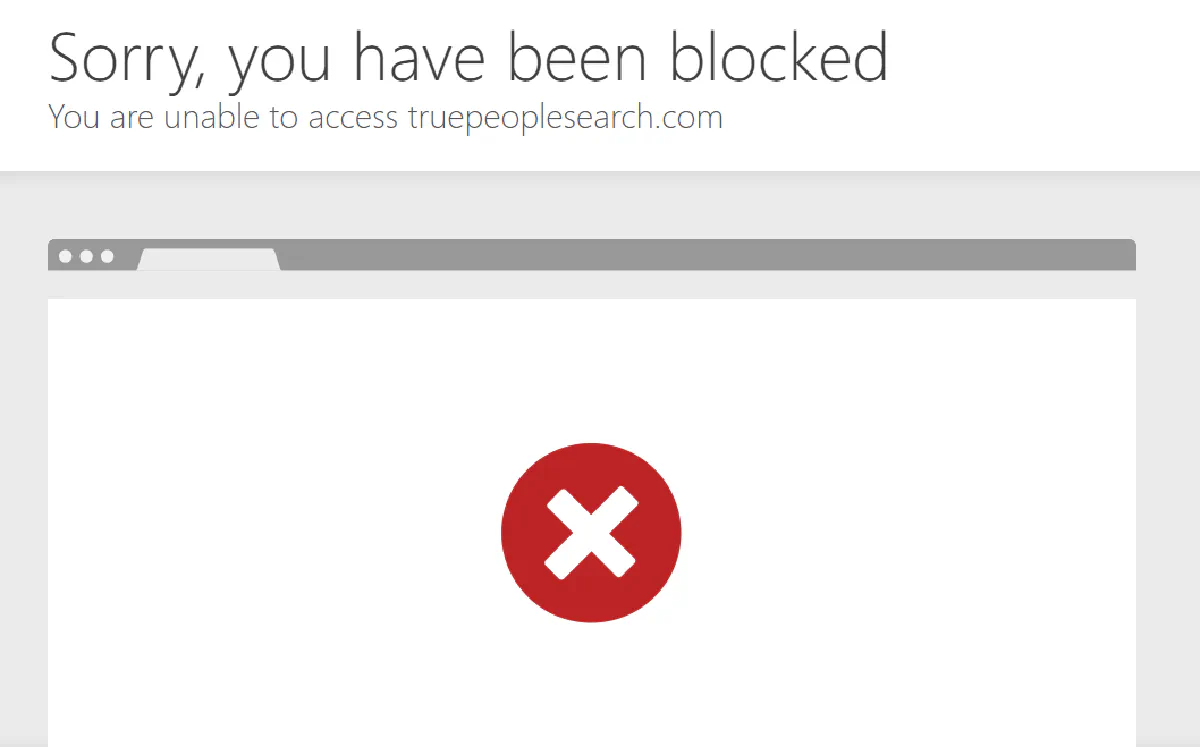 truepeoplesearch blocked