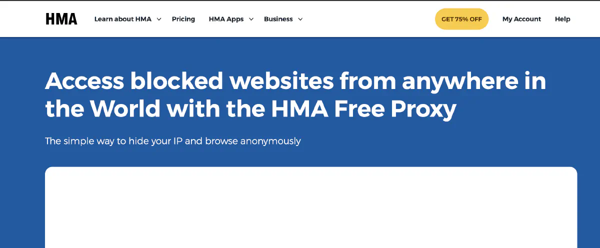Best Free & Fast Web Scraping Proxy Services | Hide My Ass